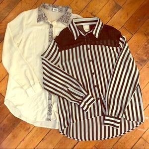 TWO Chic Button Down Blouses